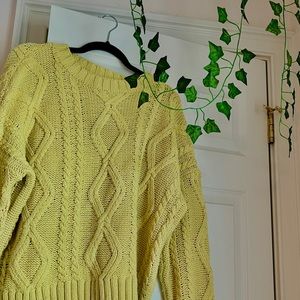 Princess Polly Oversized Yellow Sweater